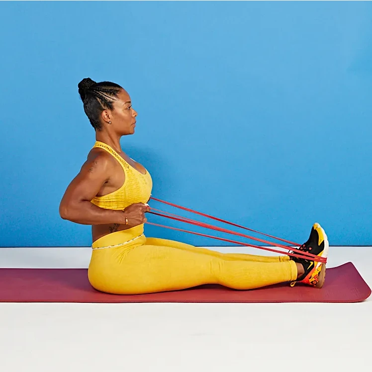 Complete Pilates Resistance Band Set with Handles and Ankle Straps