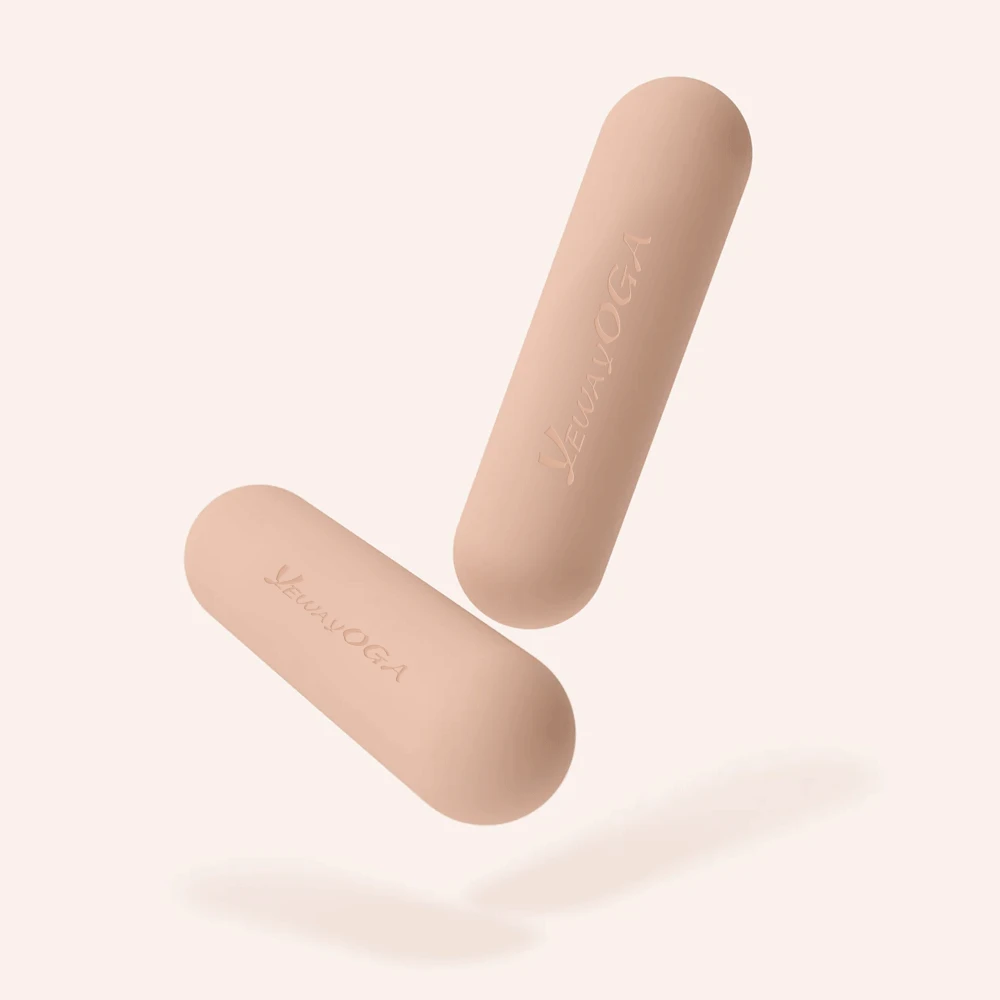 Silicone Dumbbells Set - Non-Slip Pilates Weights for Home Gym