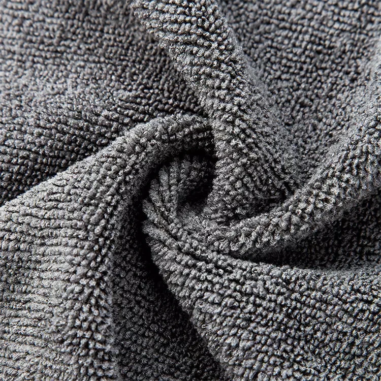 >Yoga towel with a sleek studio logo