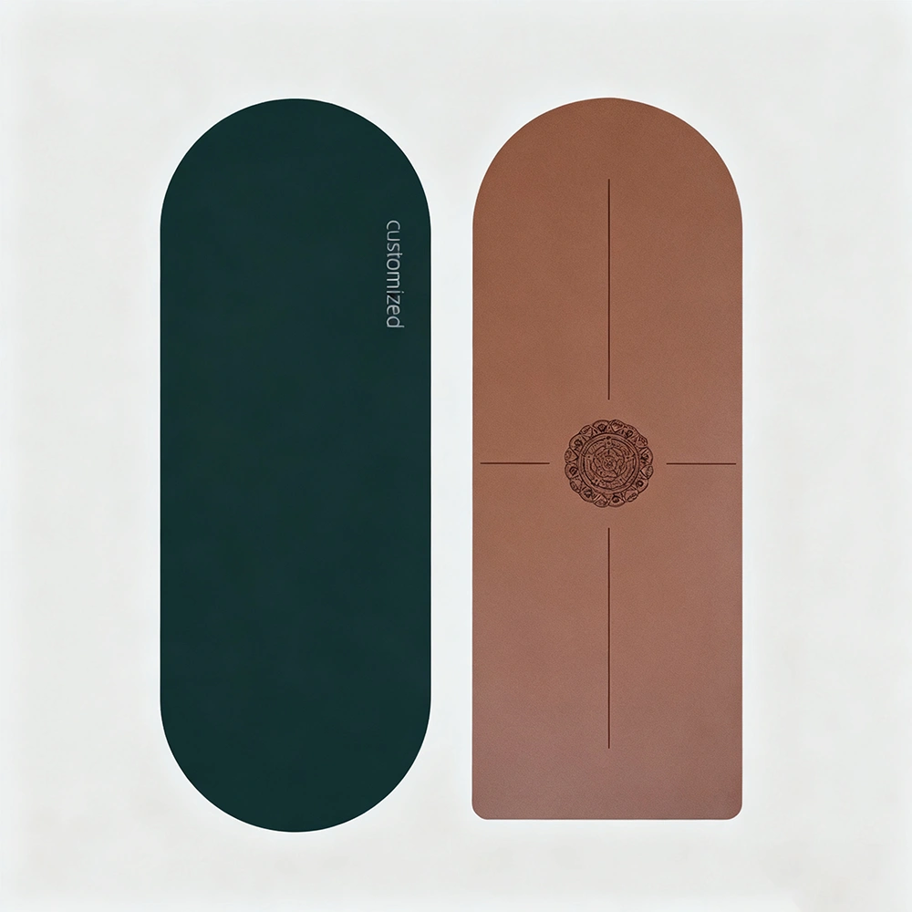 PU Surface Natural Rubber Yoga Mat – Round, Arch, Pillow Shapes