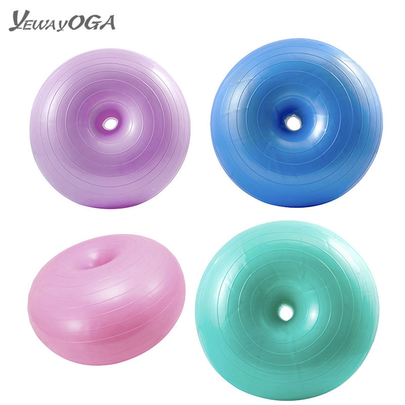 Apple-Shaped Yoga Ball | Anti-Burst Stability Ball