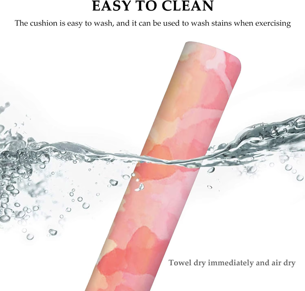 Clean vegan suede yoga mat tutorial