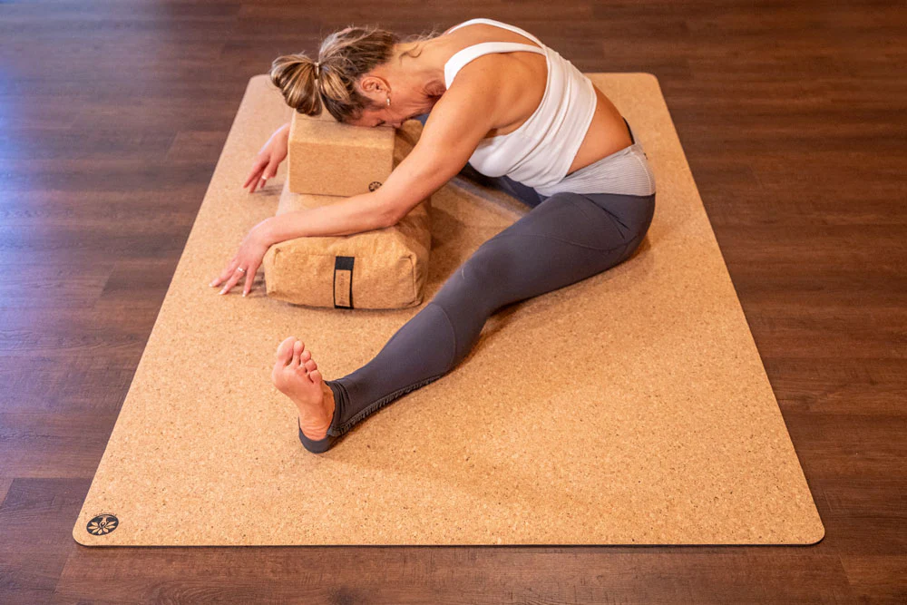 extra large cork yoga mat 80x26 inches big tall