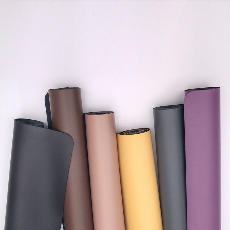 PU Surface Natural Rubber Yoga Mat – Standard Rectangle Non-Slip